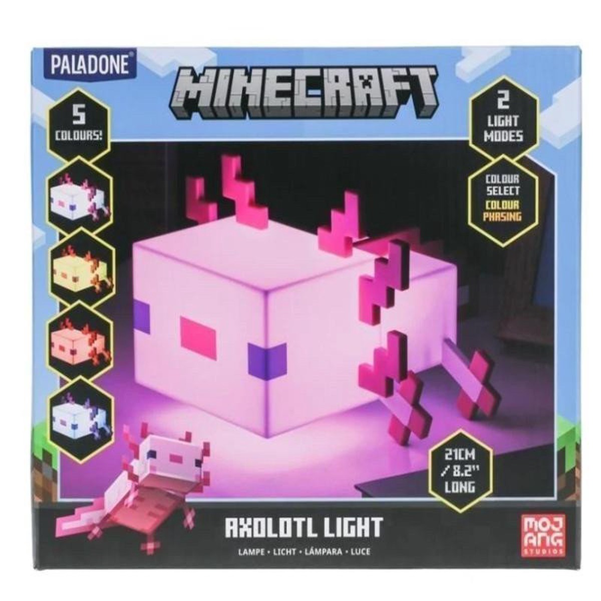 Minecraft Svtlo - Axolotl