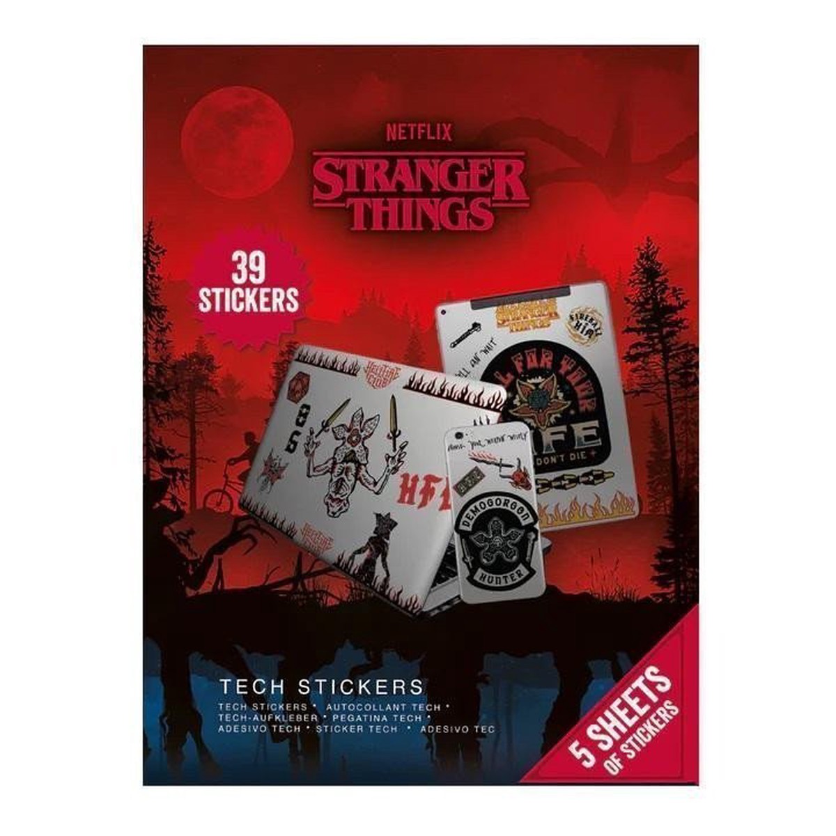 Technick samolepky - Stranger Things