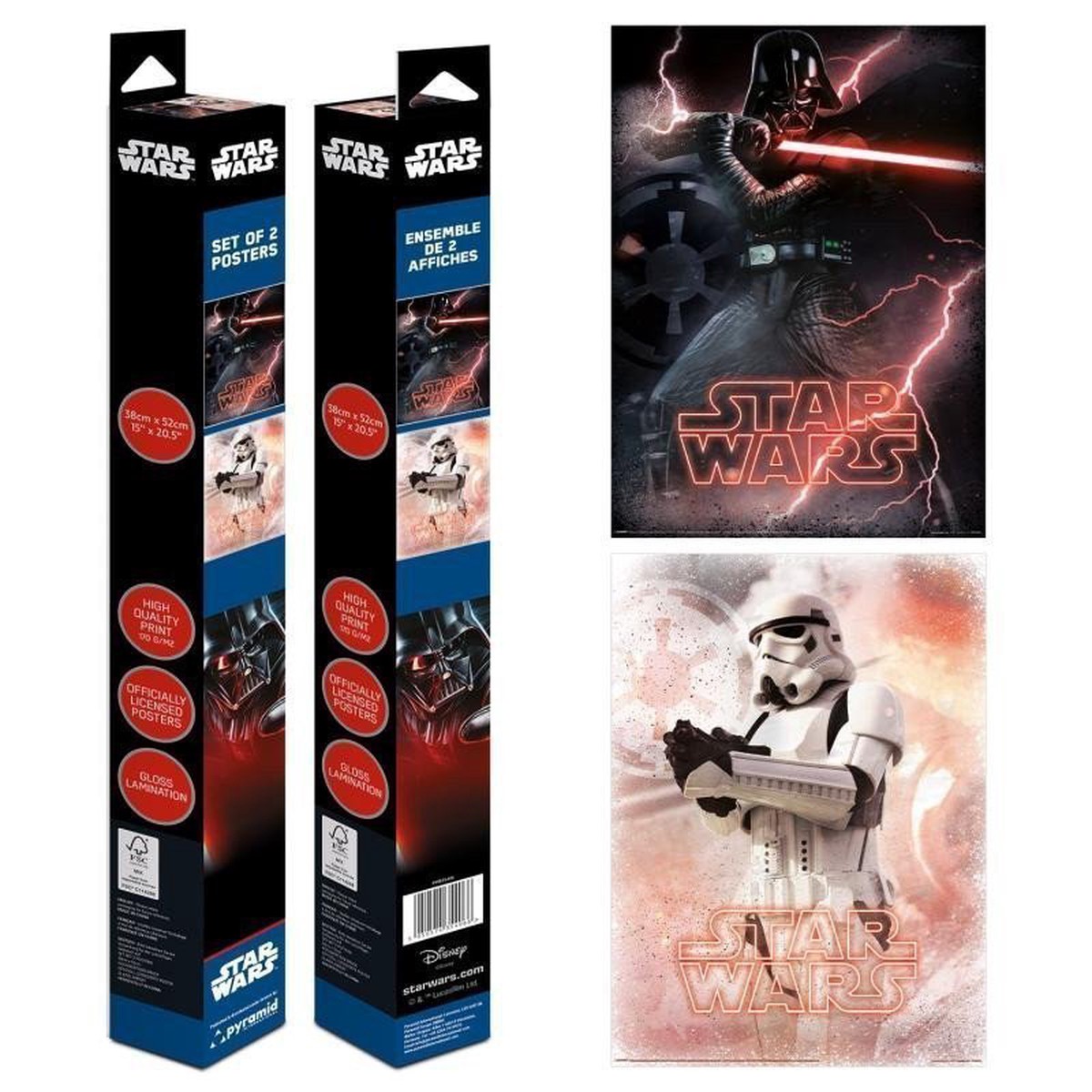Star Wars set plakt 2ks