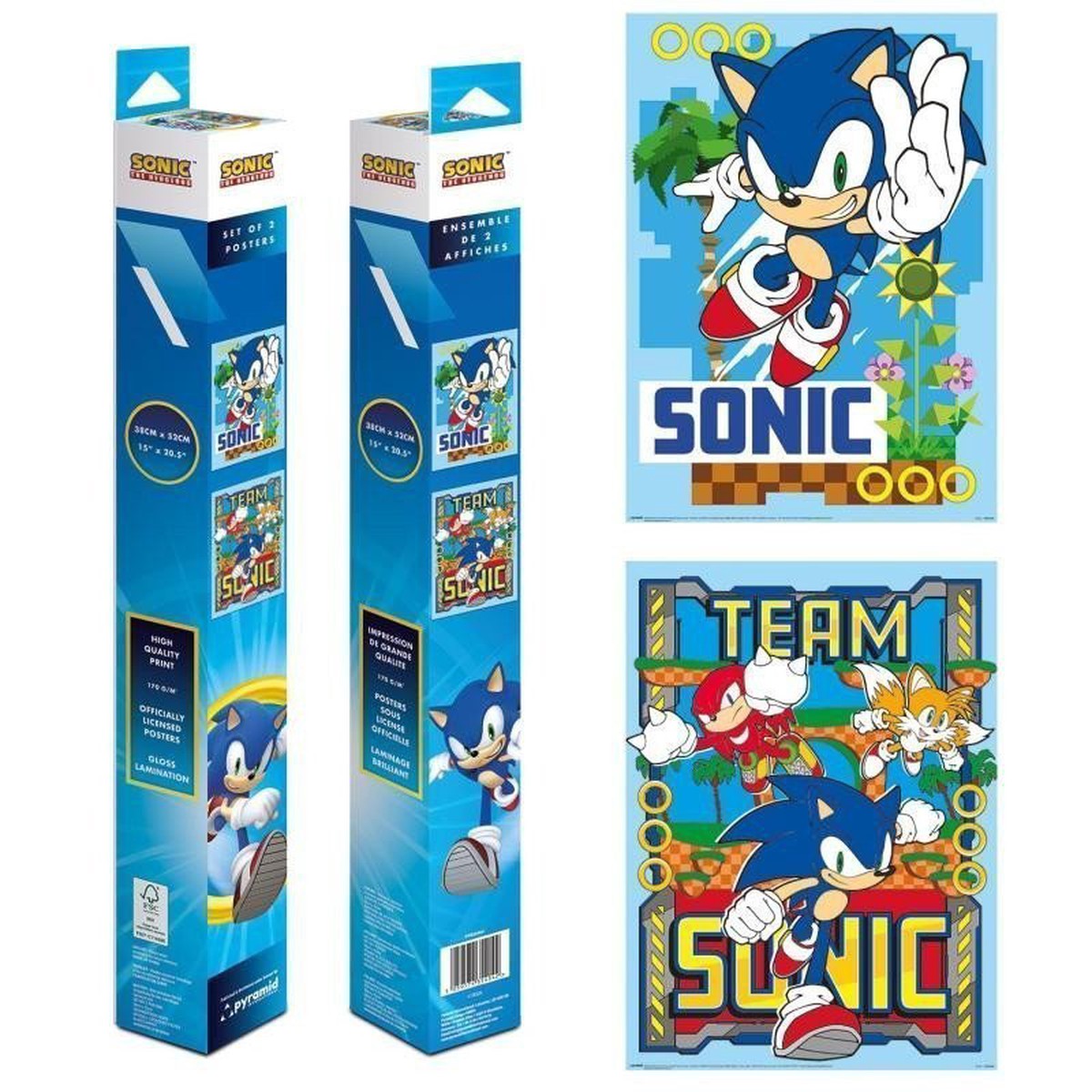 Sonic set plakt 2ks