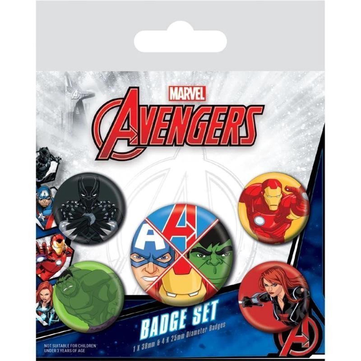 Avengers - set odznak