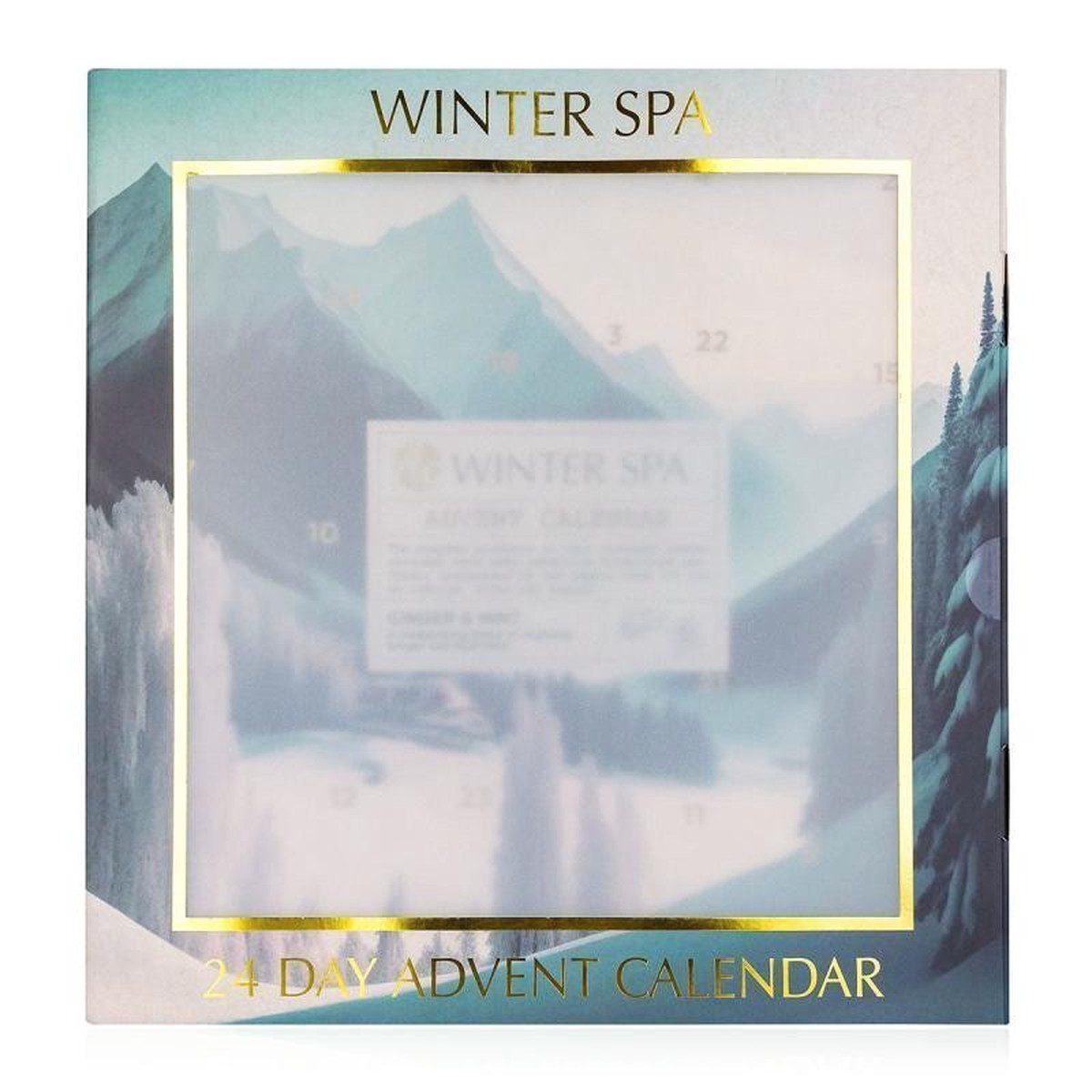 Adventn kalend WINTER SPA v krabice se skldacm obalem