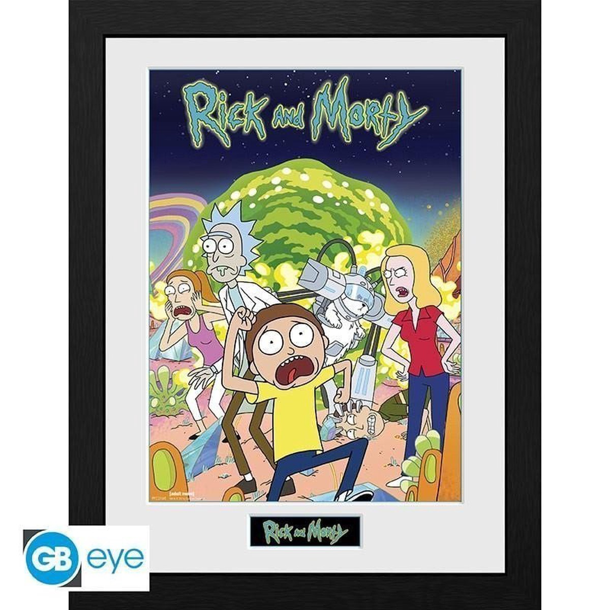 Rick a Morty Zarmovan plakt - Compilation