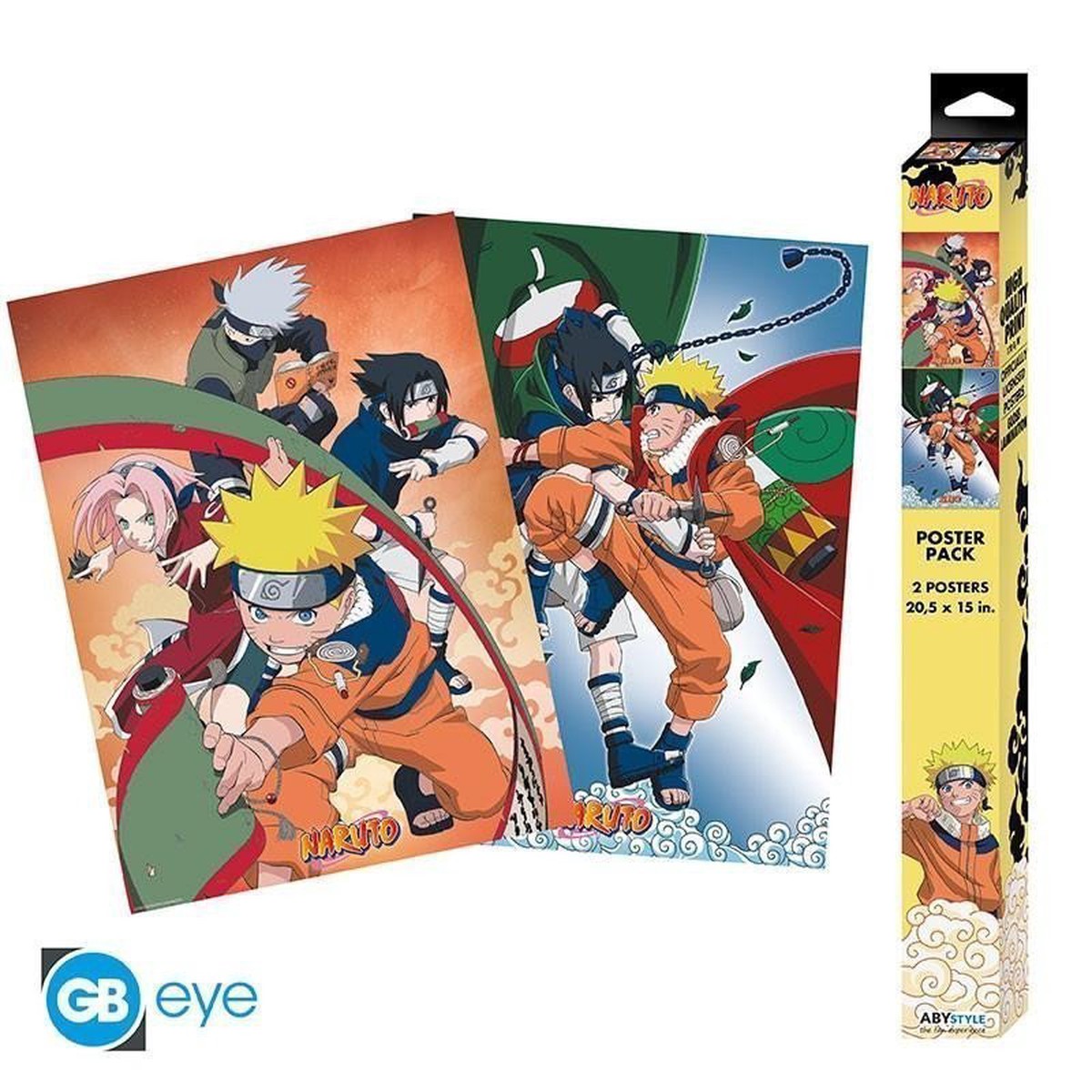 Naruto Set plakt - 2 ks