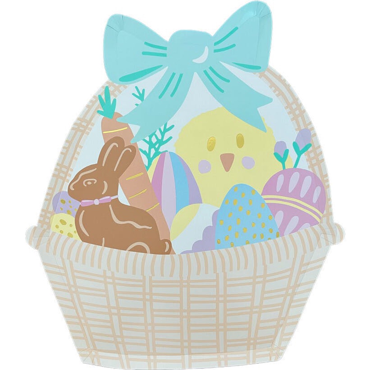 Easter Goody Basket Large Plates