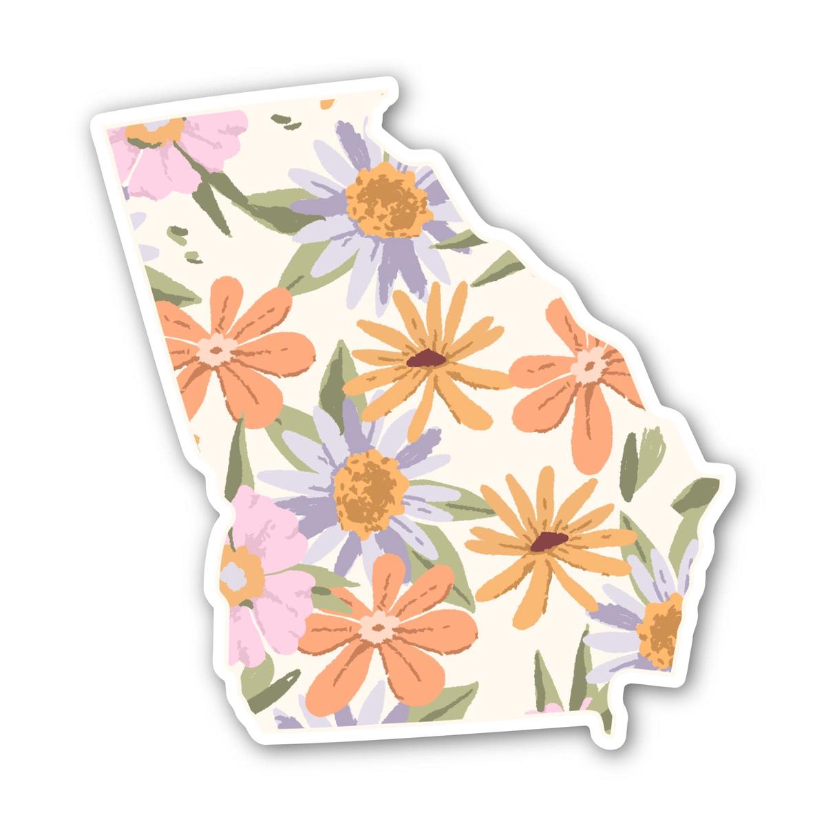 Georgia Floral Pattern Sticker