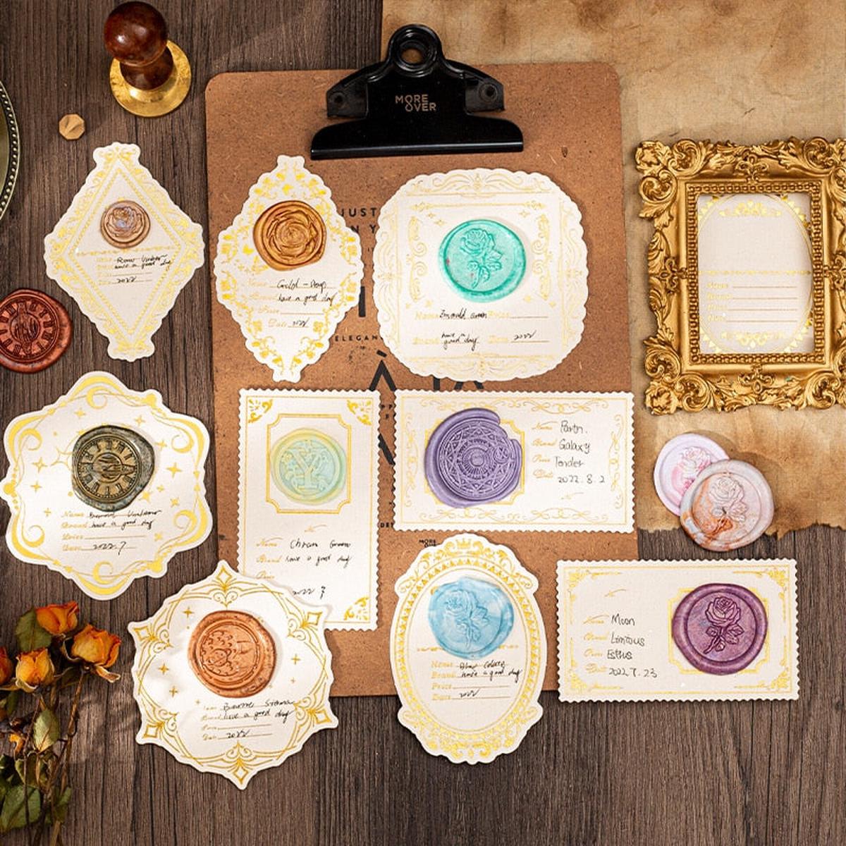 Magic Academy Series Gold Foiled Crafting Material Paper