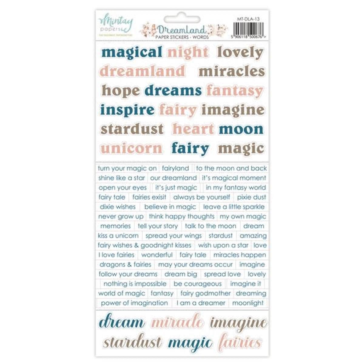 Dreamland - Stickers - Words
