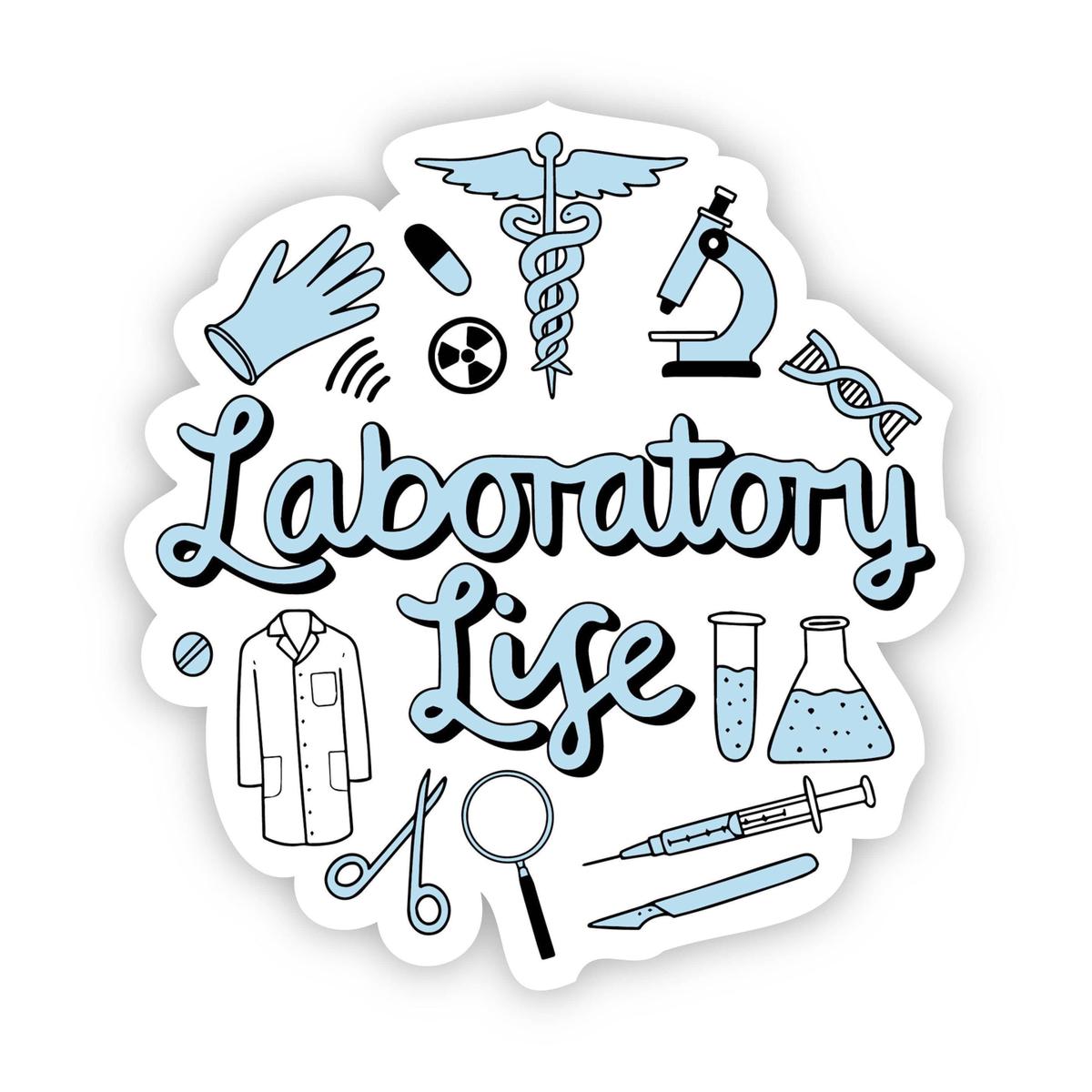 Laboratory Life Sticker