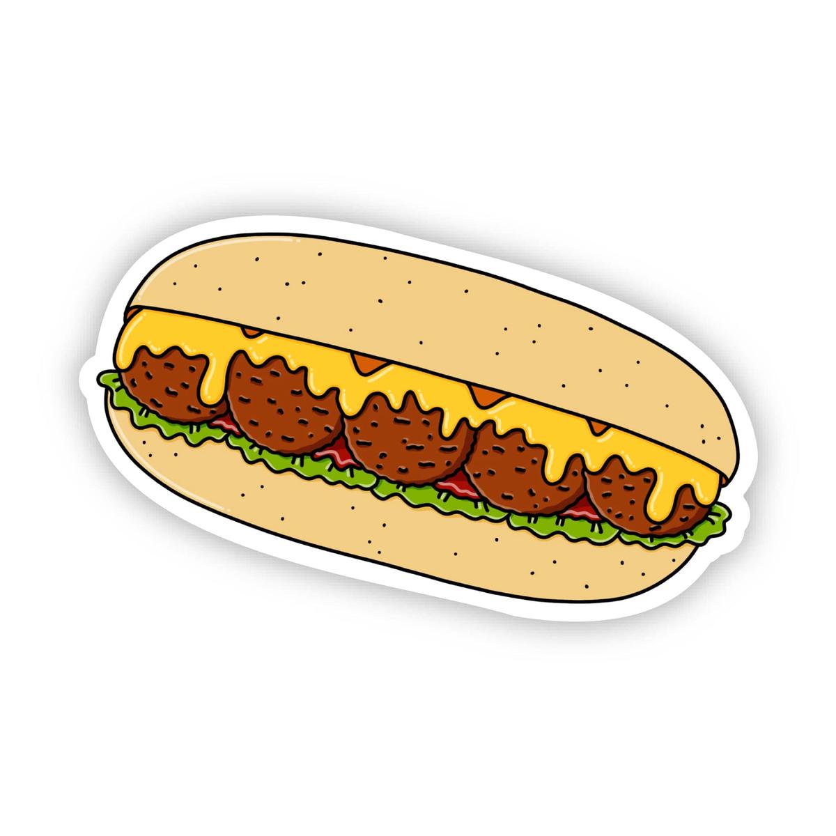 Meatball Sub Sticker