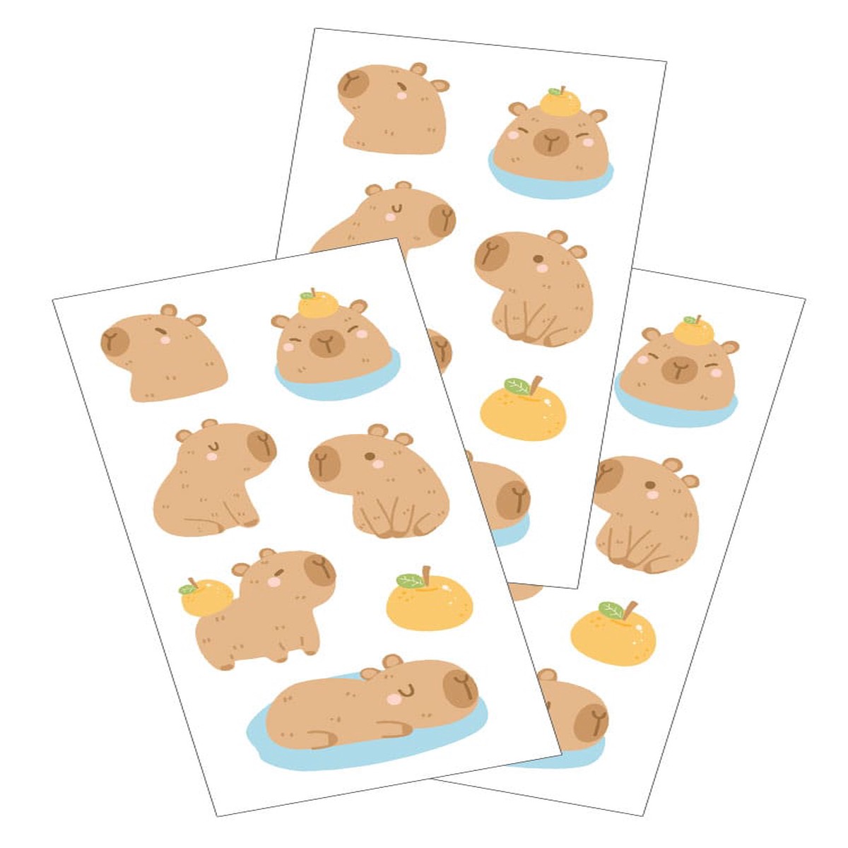 Decorative Stickers - Capybara