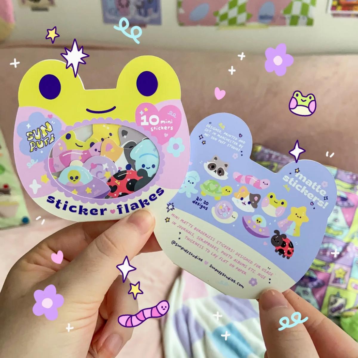Froggy Sticker Flakes