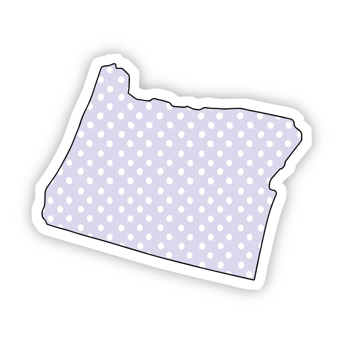 Oregon Polka Dot Sticker