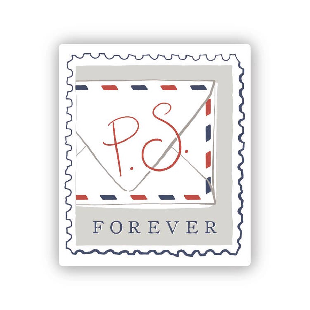 Postage Stamp Sticker Set