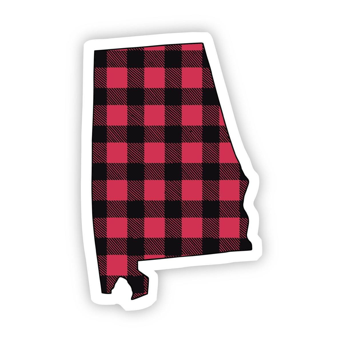 Alabama Flannel Sticker