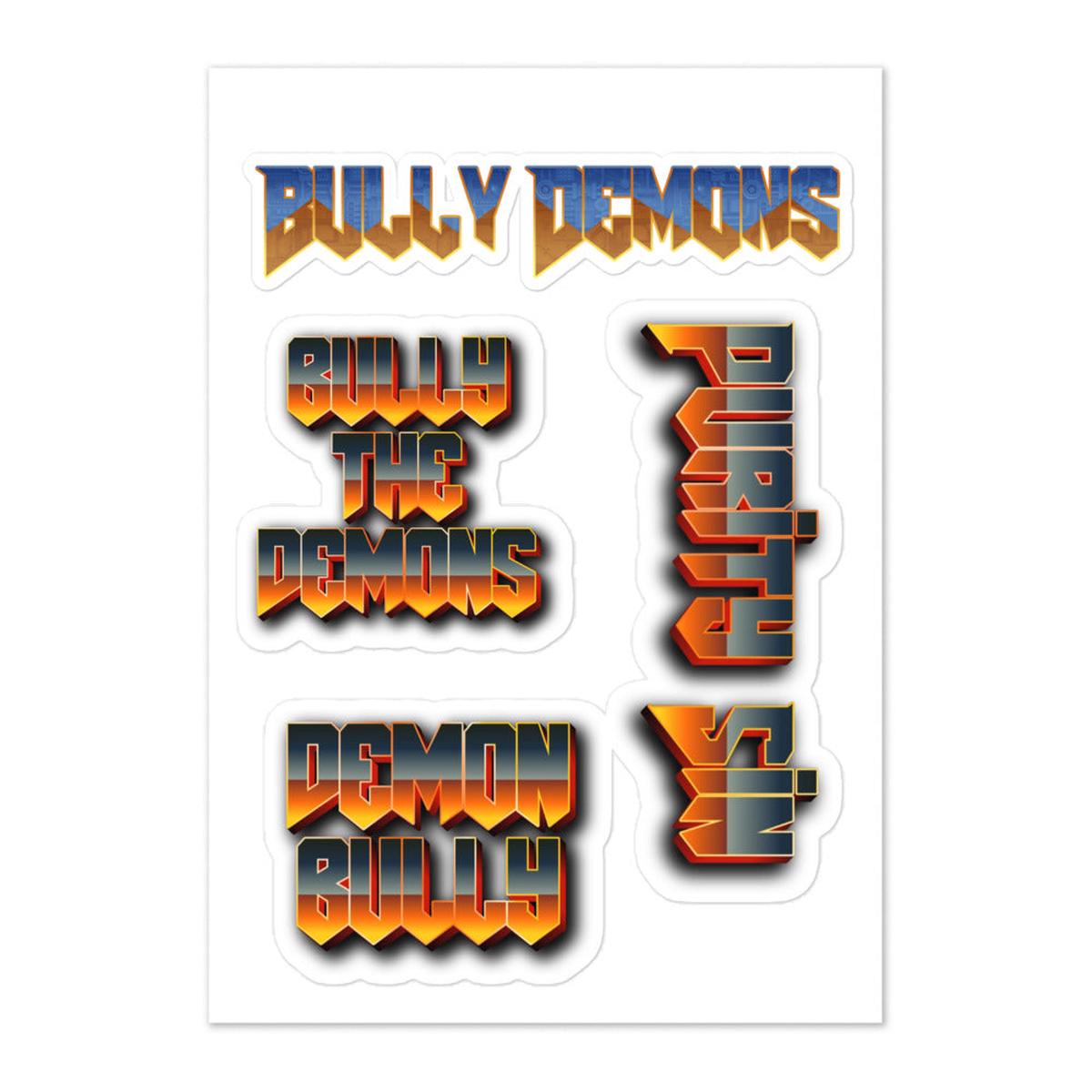 Bully Demons sticker set