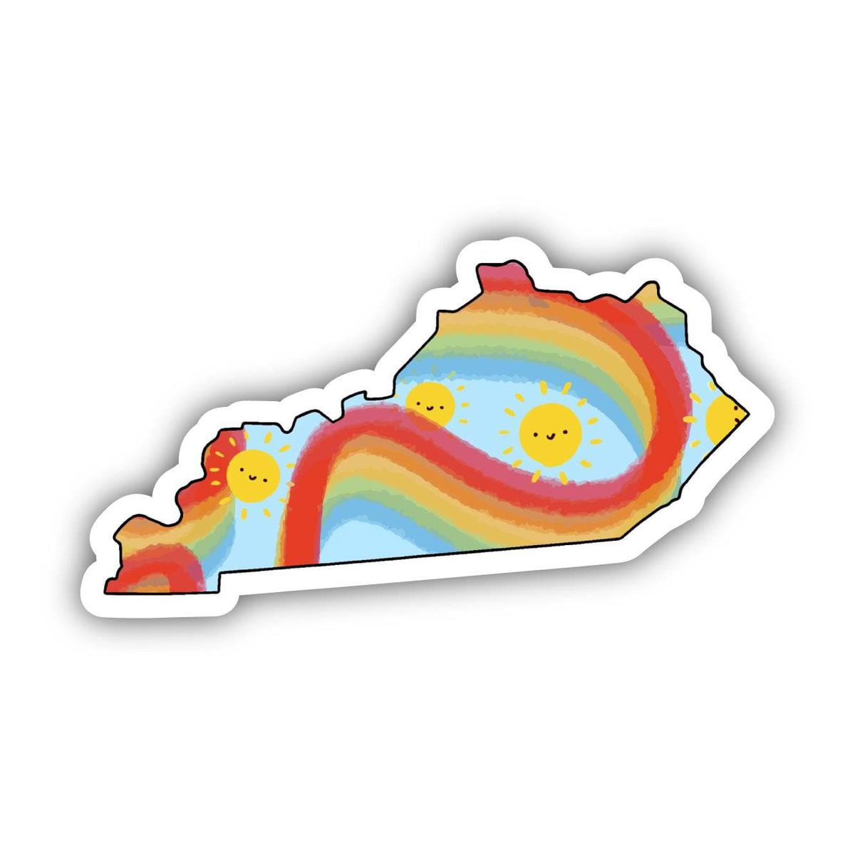 Kentucky Rainbow Fun Sticker