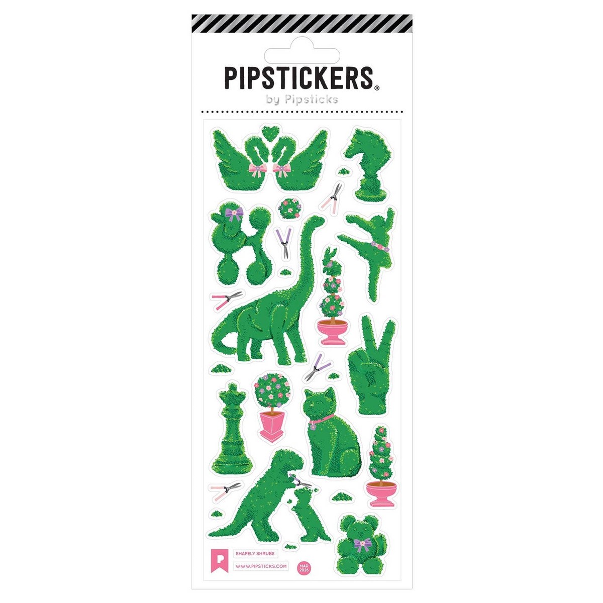Shapely Shrubs Stickers