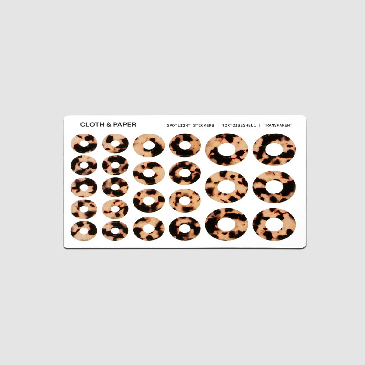 Spotlight Stickers | Desert Tortoiseshell