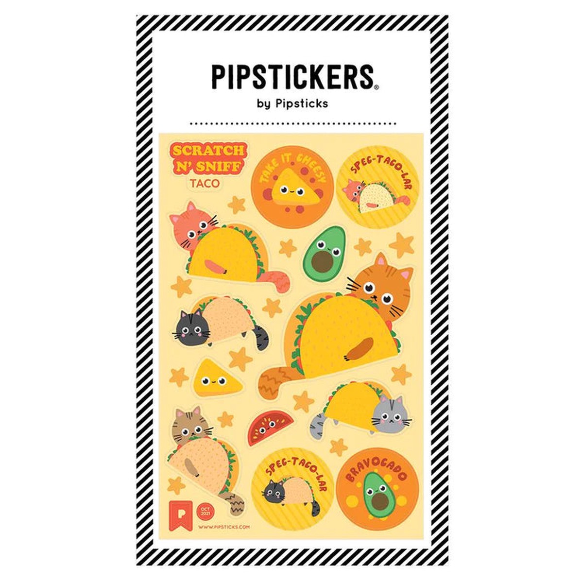 Take It Cheesy Stickers