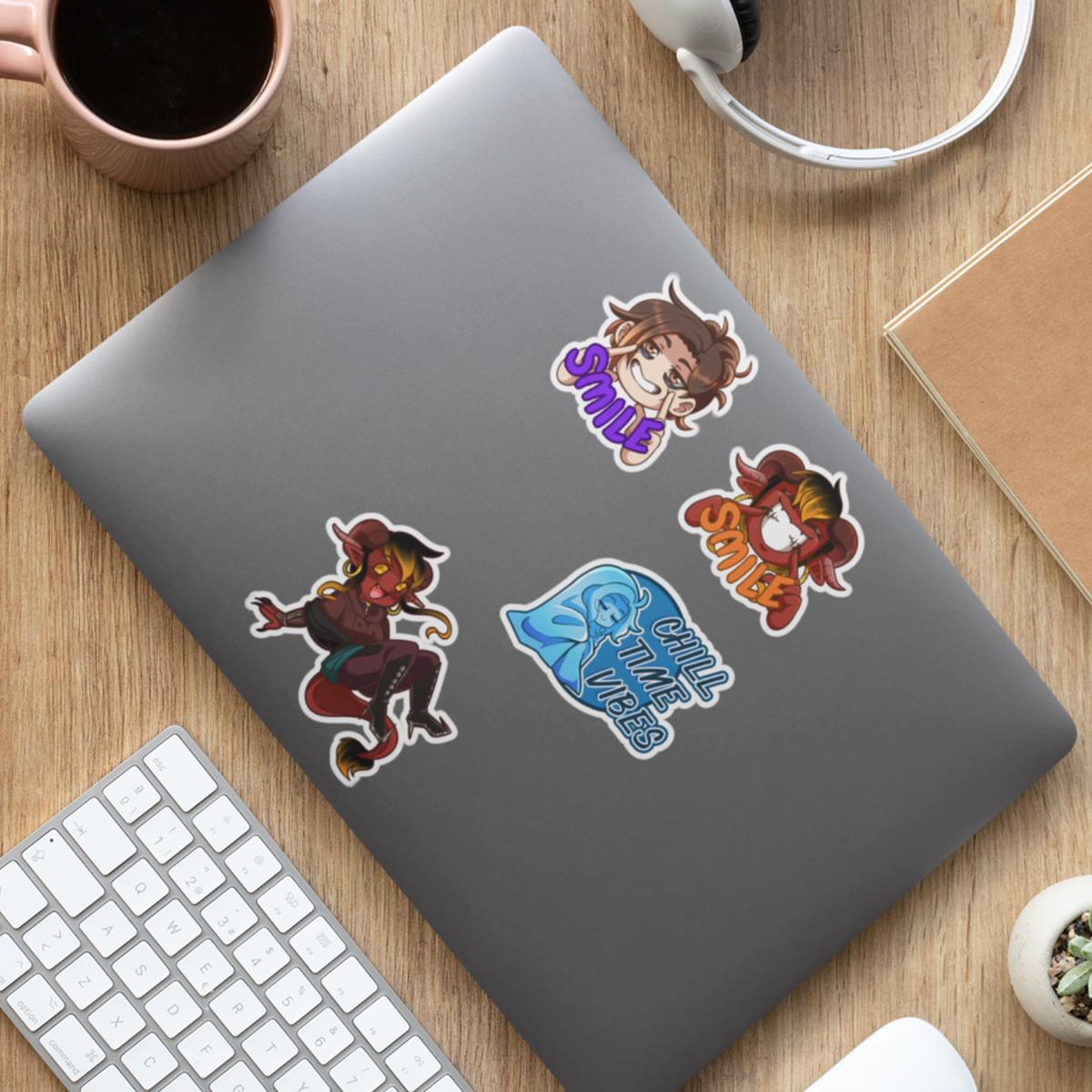 Cami-Cat Sticker Sheet