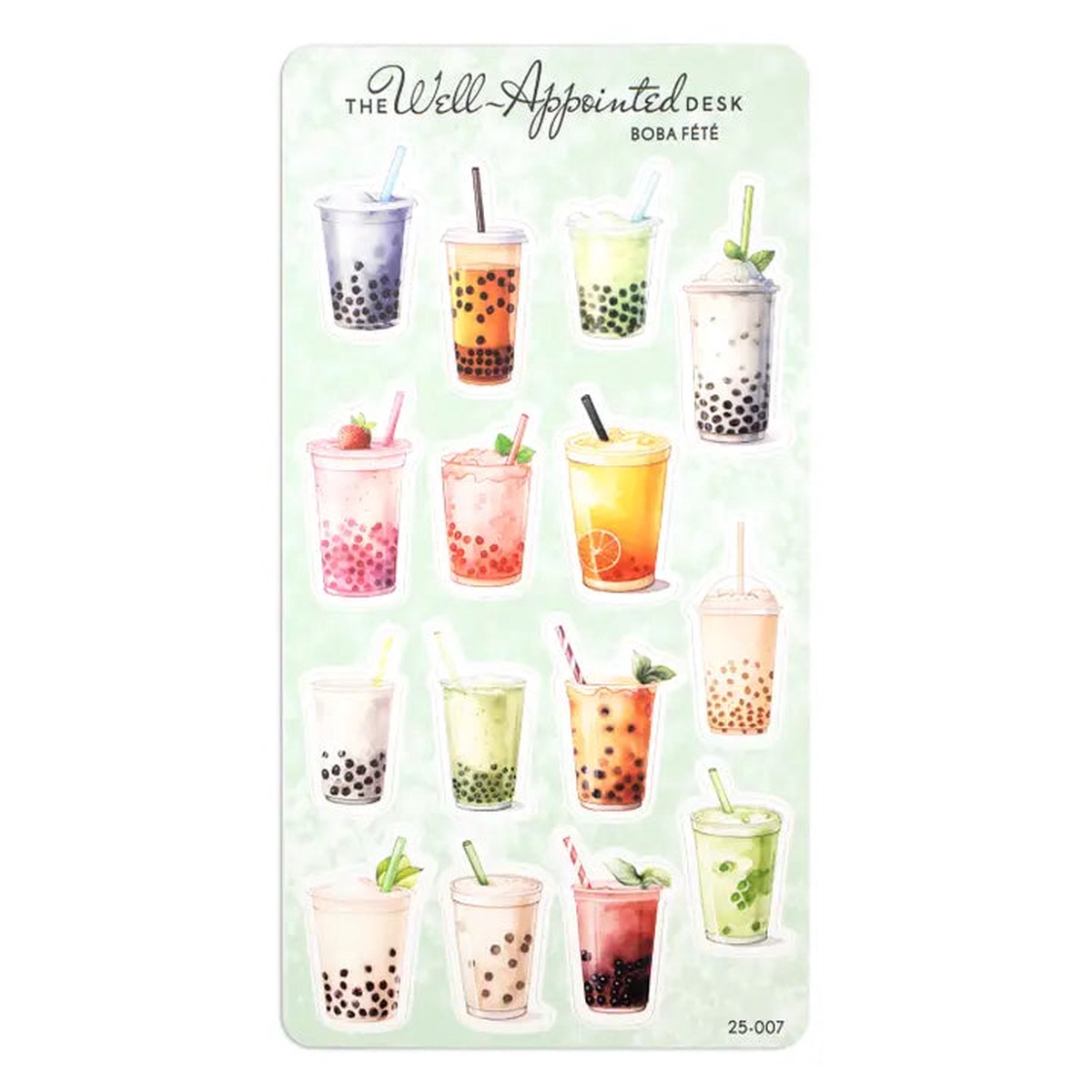 Boba Ft Sticker Sheet