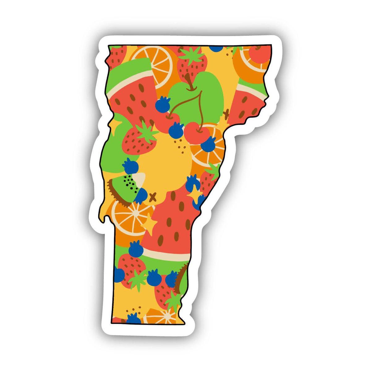 Vermont Fruit Pattern Sticker