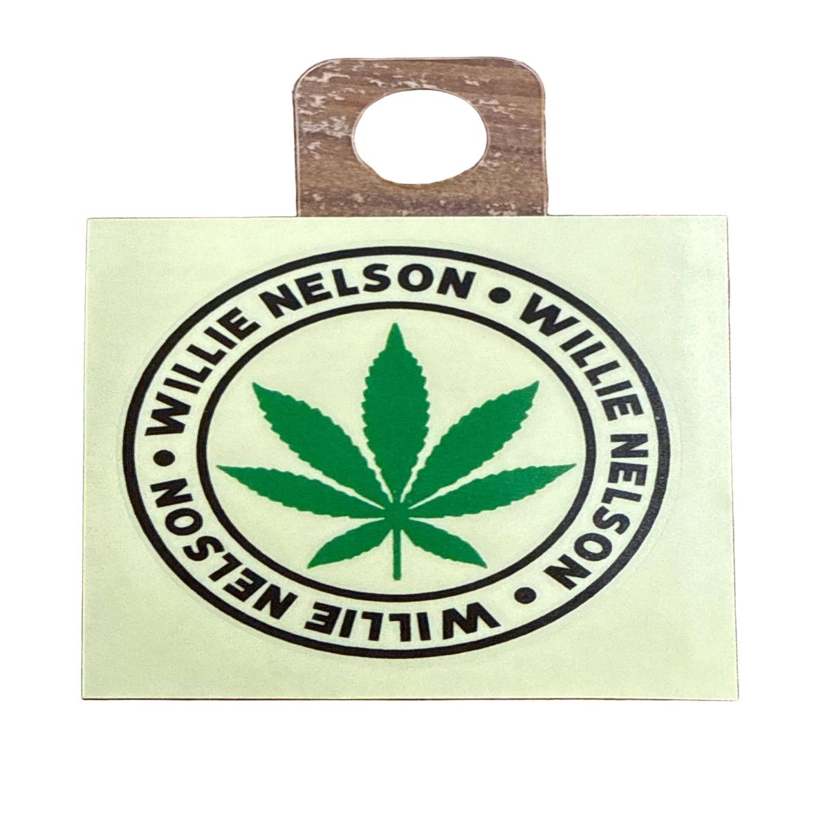 Willie Nelson Sticker [Clear]
