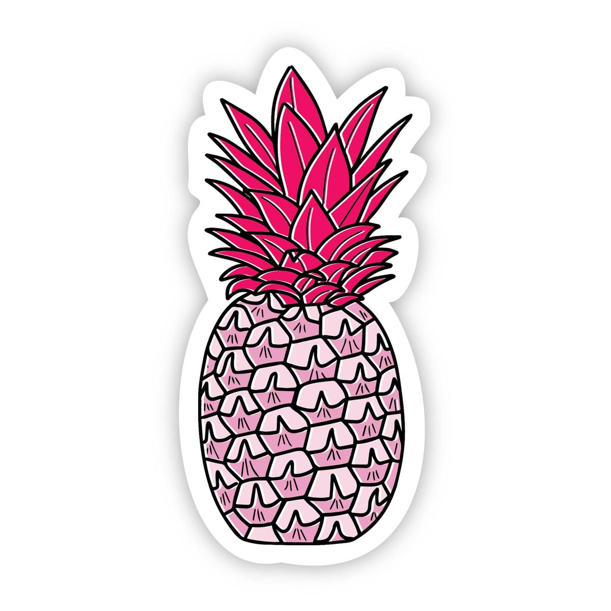 Pineapple Pink Aesthetic Sticker
