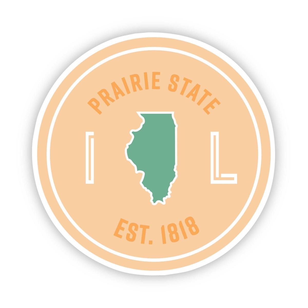 Prairie State Illinois Sticker