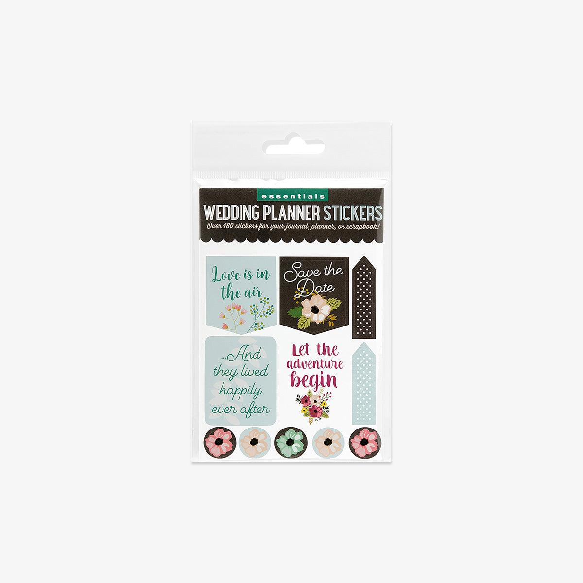 STICKERS SHEET SET // WEDDING PLANNER