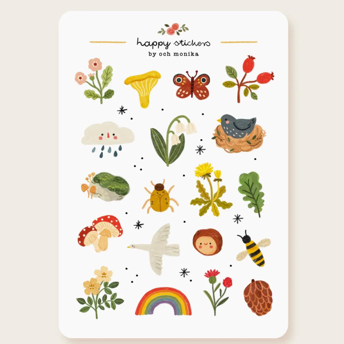 Nature Sticker Sheet