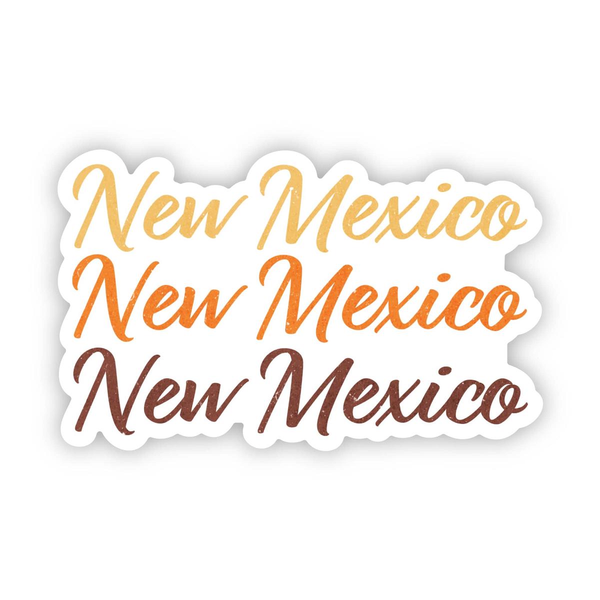 New Mexico Text Sticker