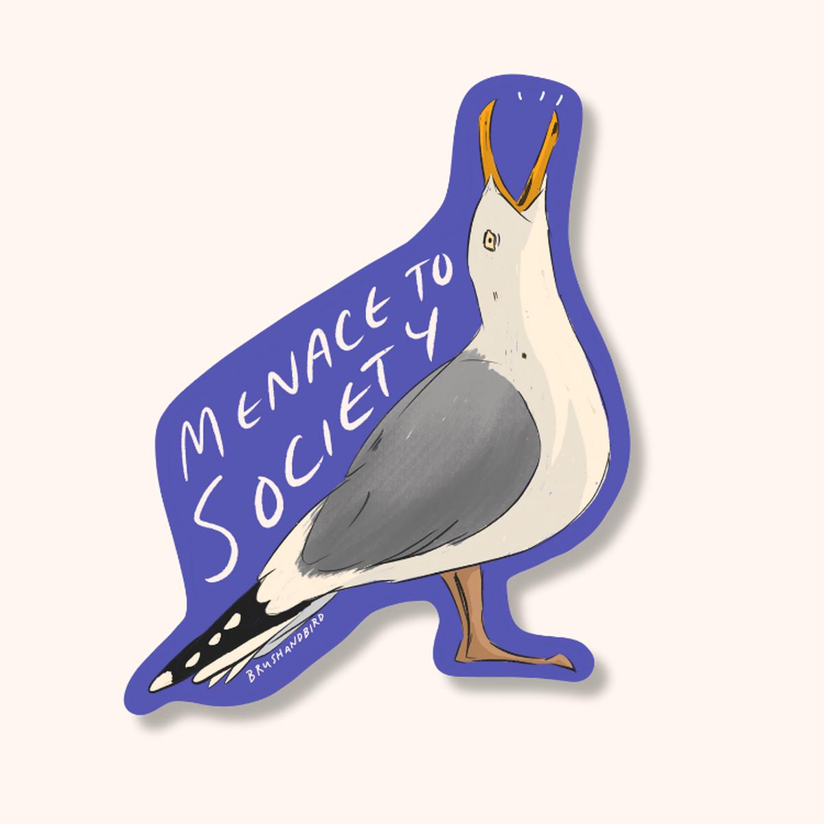 Sticker - Funny Seagull