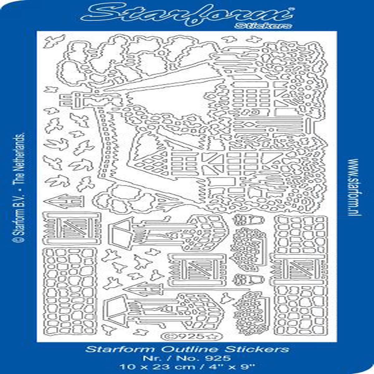 Deco Stickers - Cottage Scene