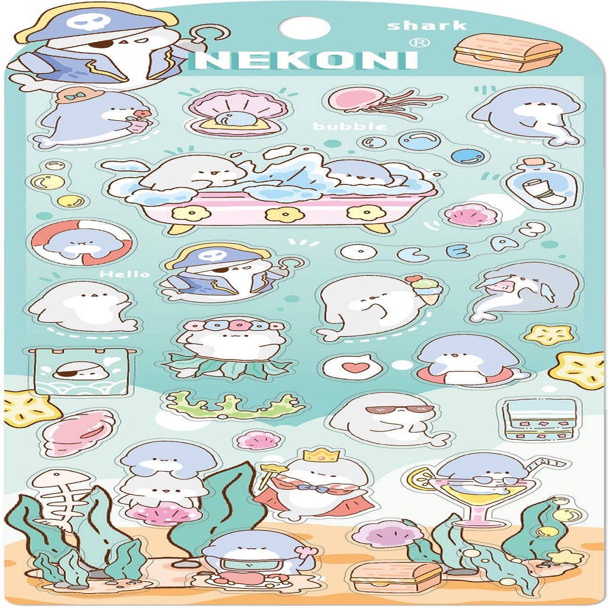 Shark Nekoni Stickers