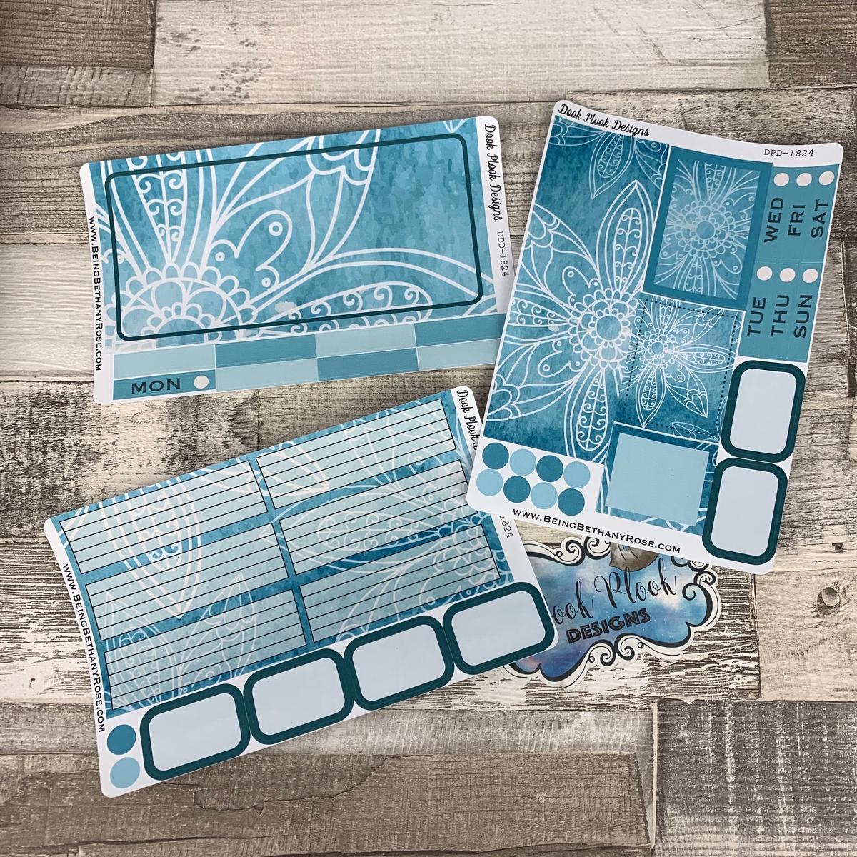 Blue reflections Passion Planner Week Kit (DPD1824)