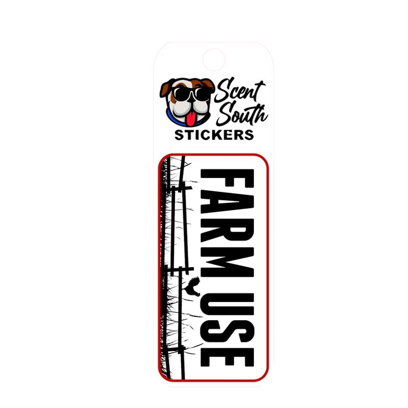 Farm use - sticker