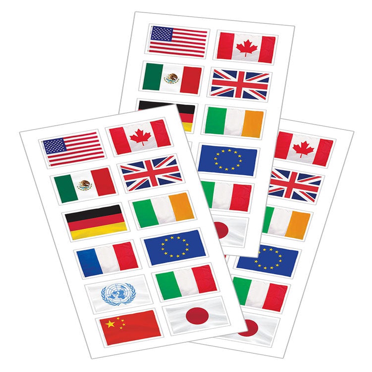 Decorative Stickers - World Flags