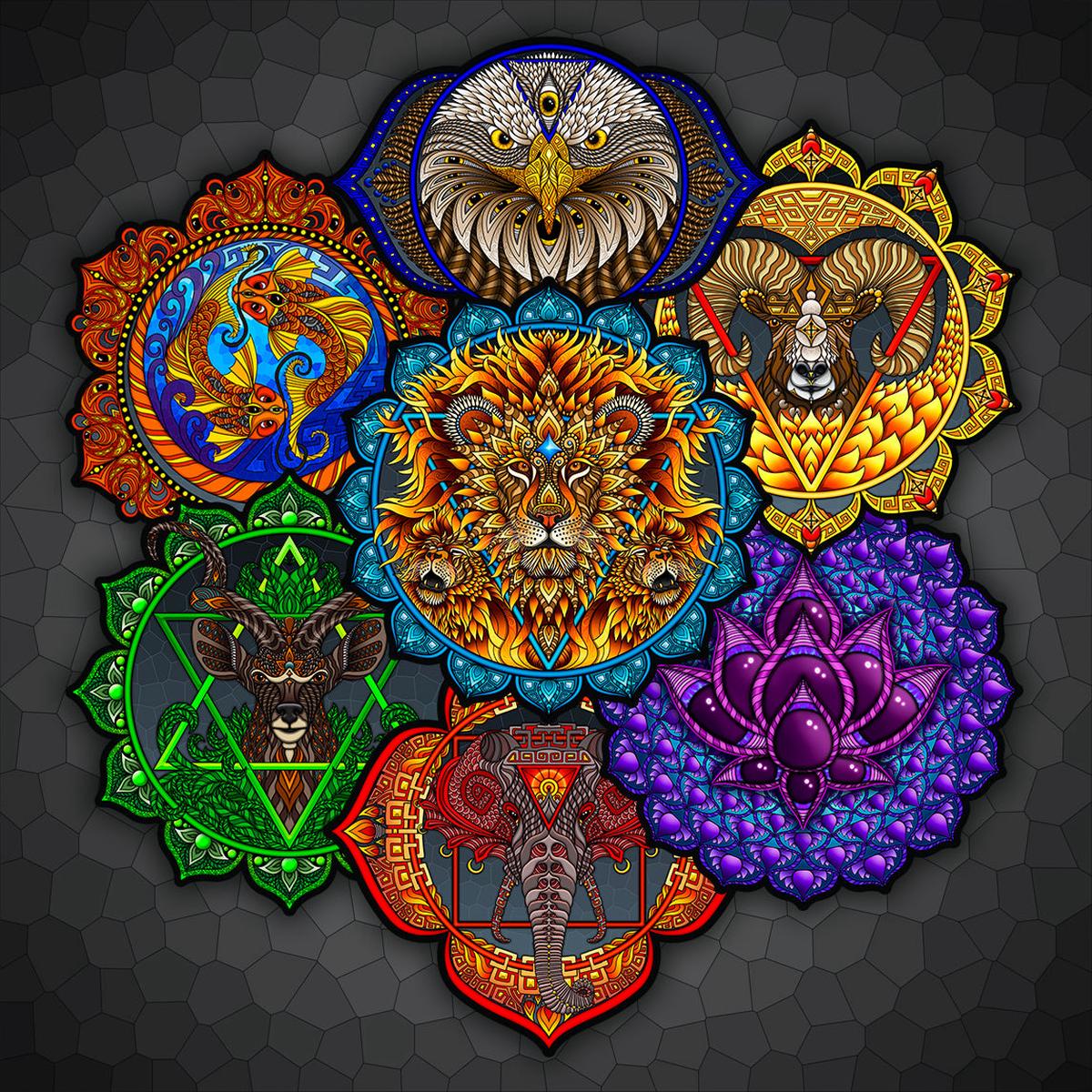 Sticker Pack - 7 Chakras
