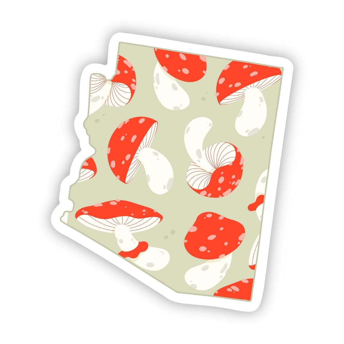 Arizona Mushroom Pattern Sticker