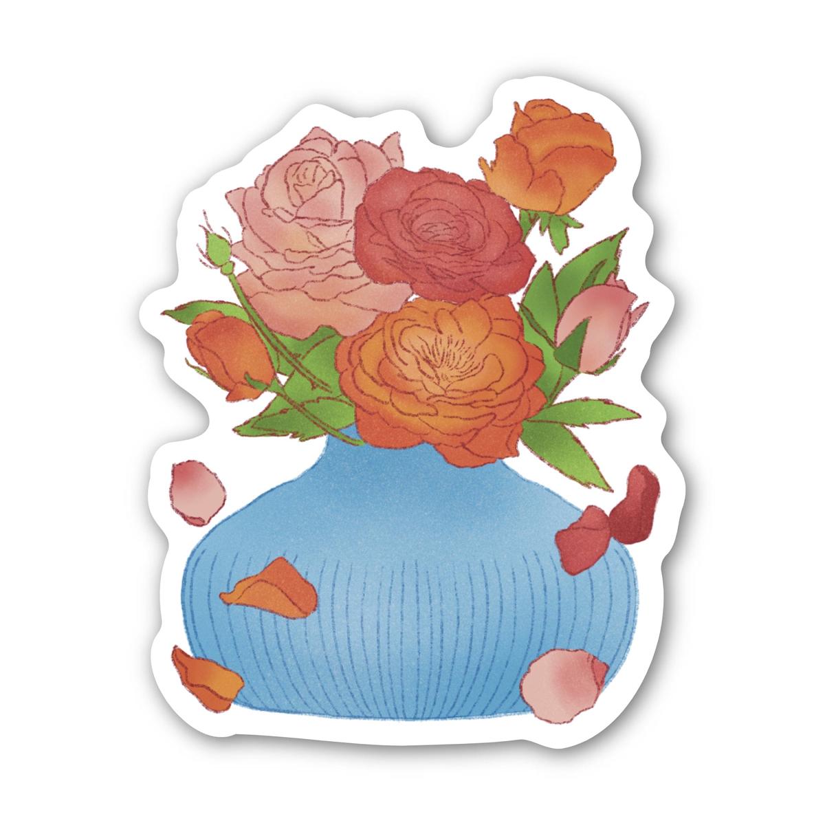 Flower Vase Sticker