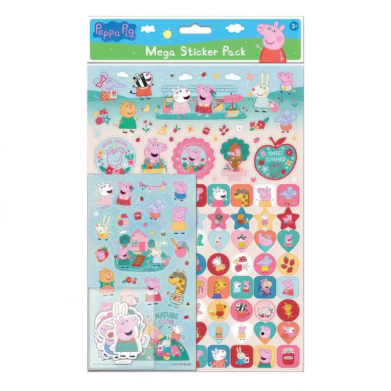 Peppa Pig Summer Mega Sticker Pack
