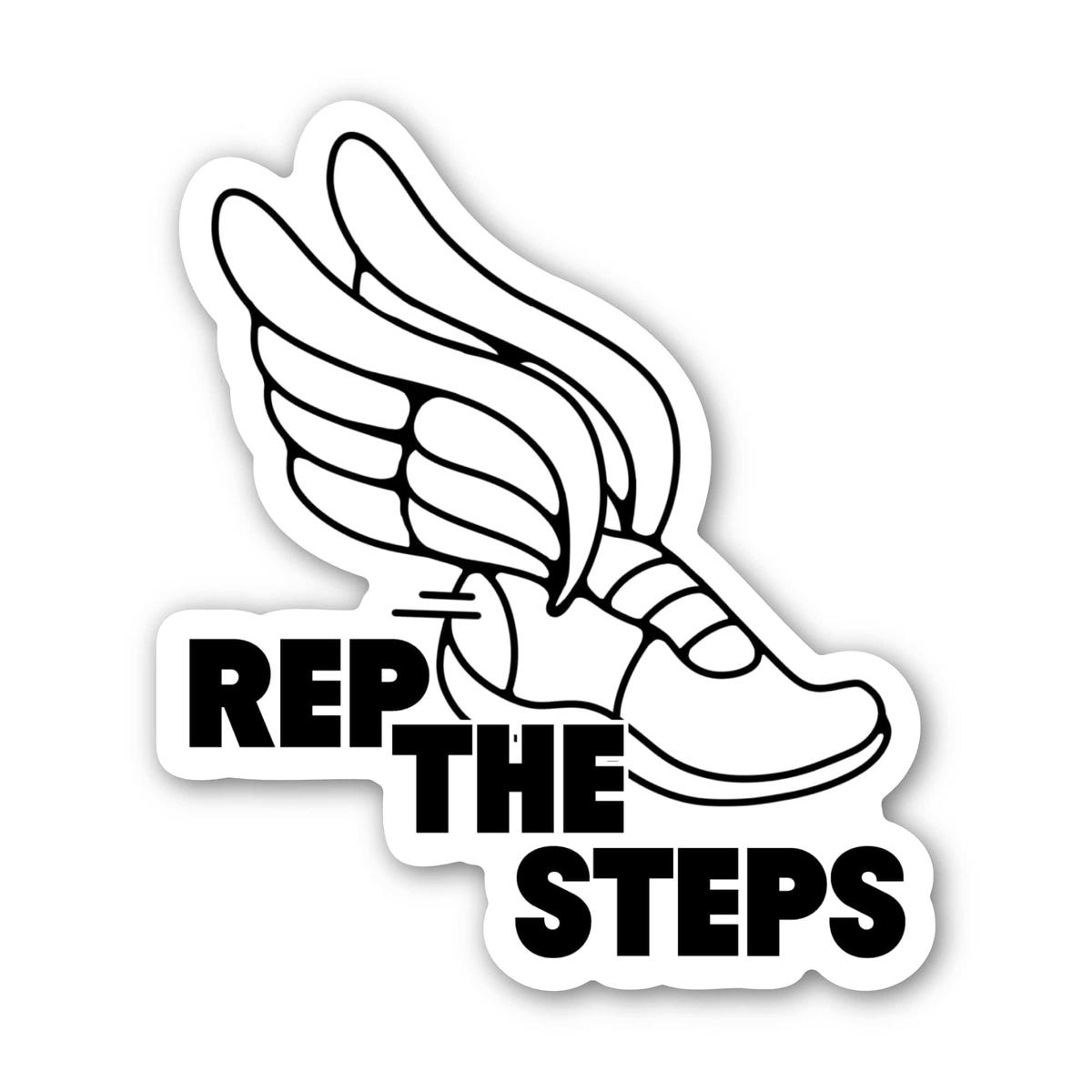Rep The Steps Sticker