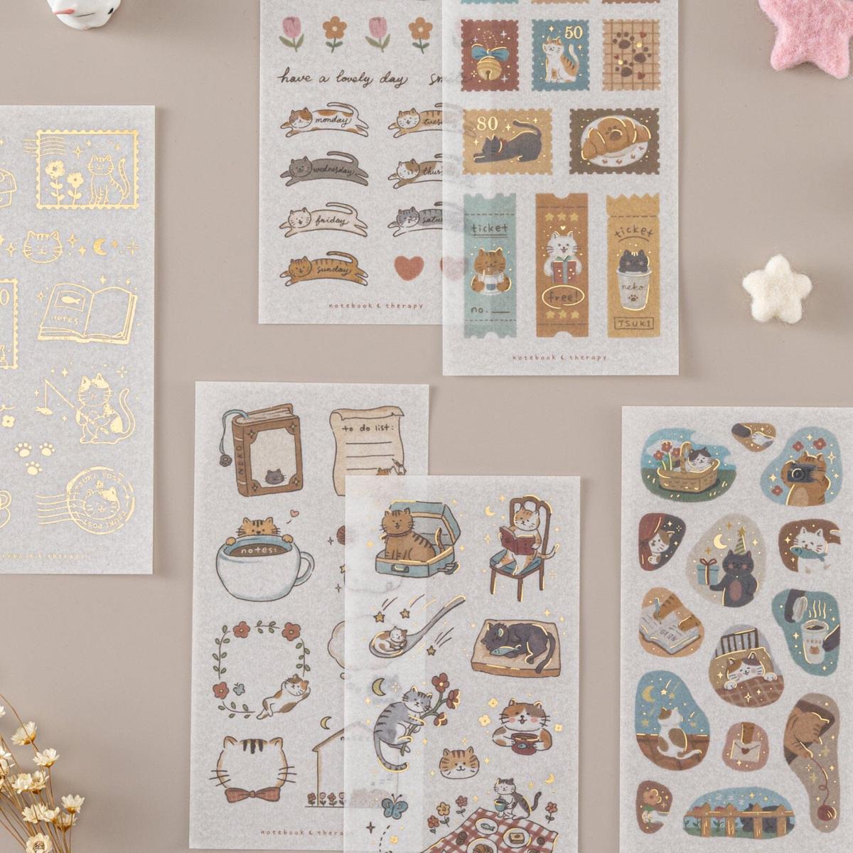 Tsuki Neko Days Sticker Set