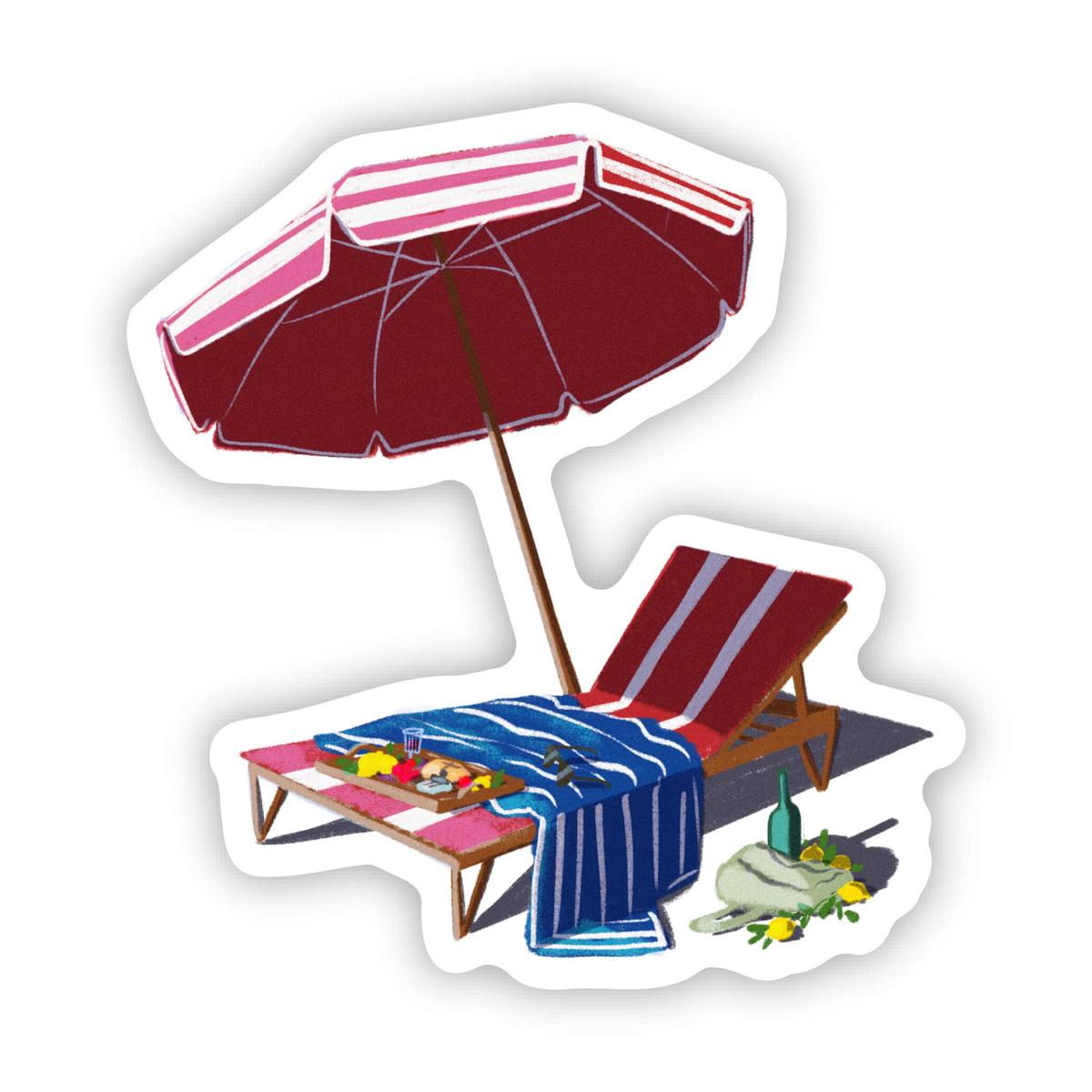 Beach Picnic Sticker