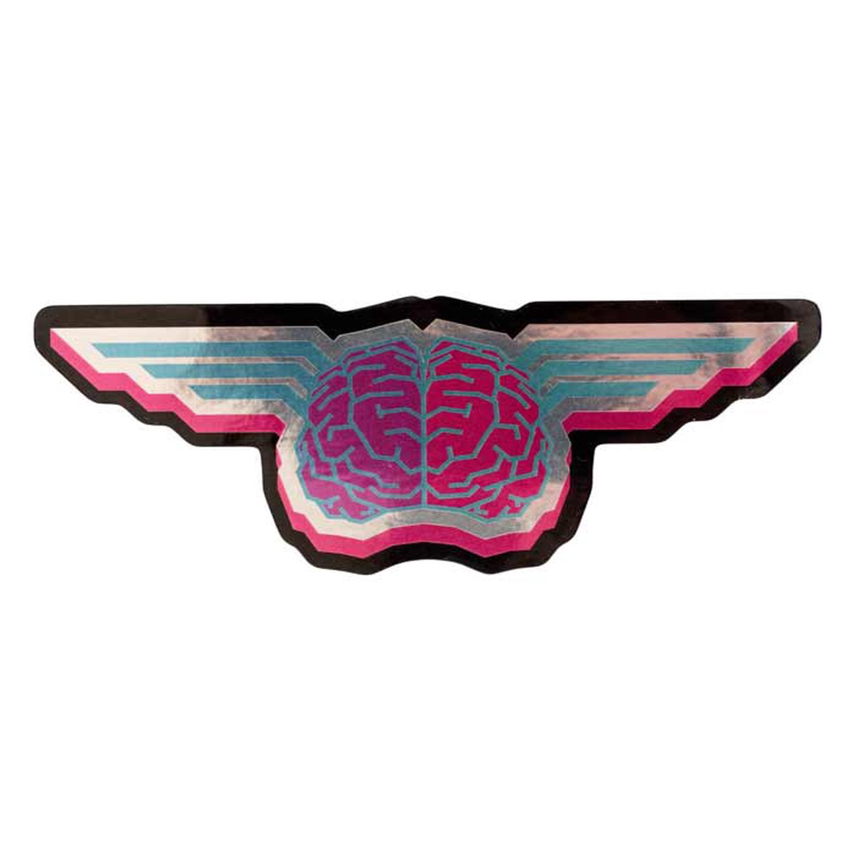 Cult Wheels Winged Brain Foil Sticker