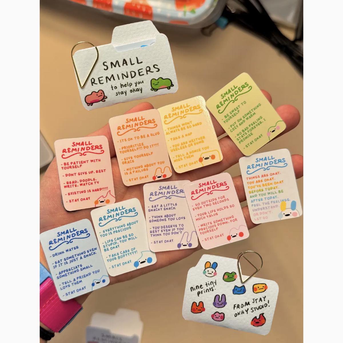 Small Reminders Sticker Set