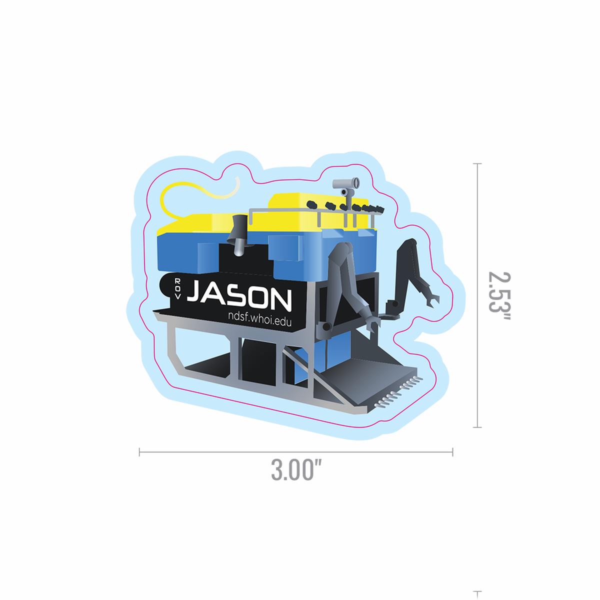 JASON Sticker-clear back