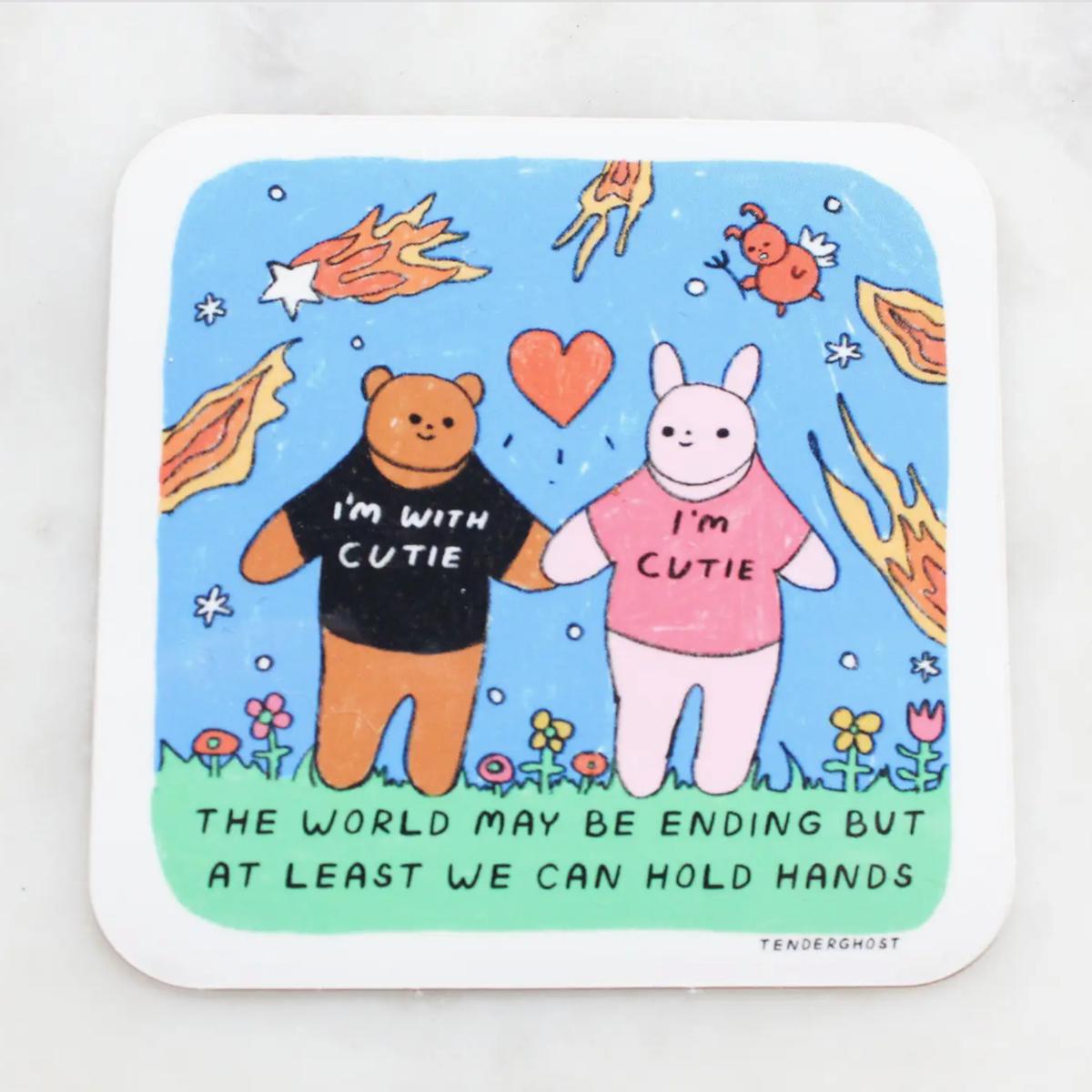 Hold Hands Sticker